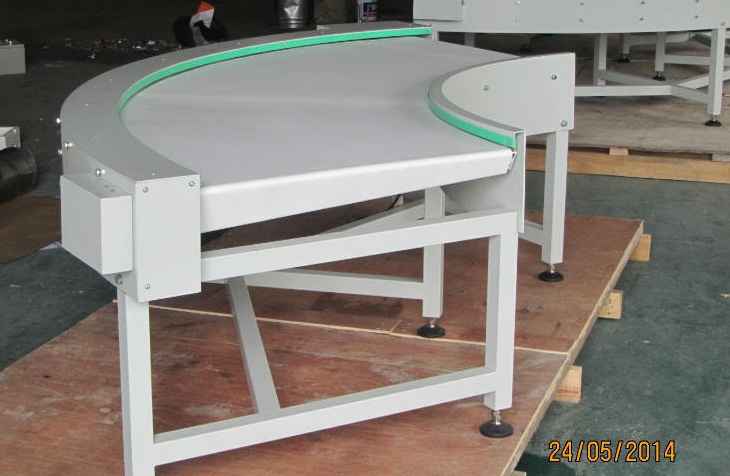 刀口式转弯皮带输送机输送带传送带