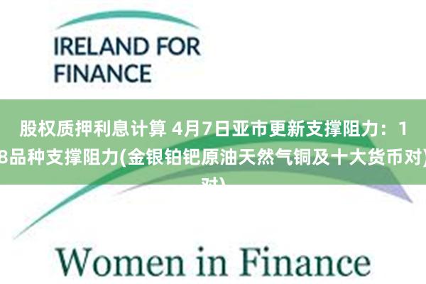 股权质押利息计算 4月7日亚市更新支撑阻力：18品种支撑阻力(金银铂钯原油天然气铜及十大货币对)