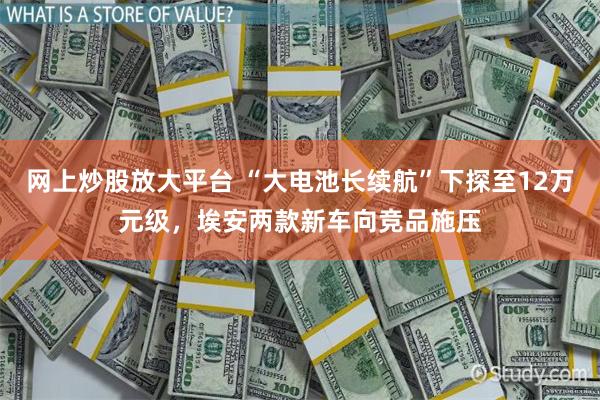 网上炒股放大平台 “大电池长续航”下探至12万元级，埃安两款新车向竞品施压