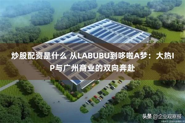 炒股配资是什么 从LABUBU到哆啦A梦：大热IP与广州商业的双向奔赴